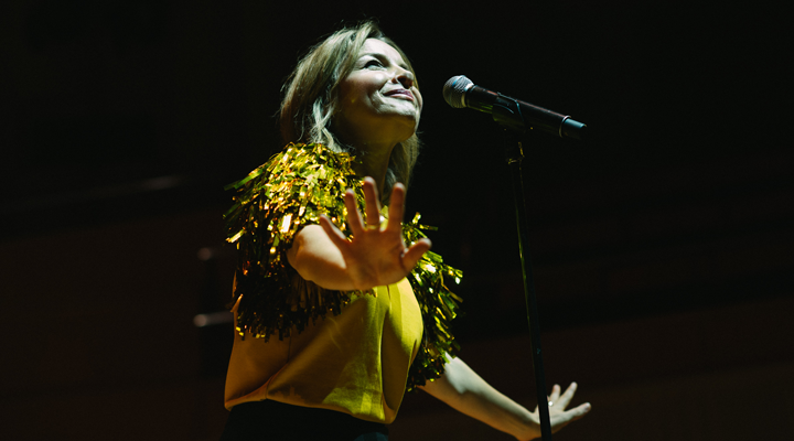 Justine Clark Performing