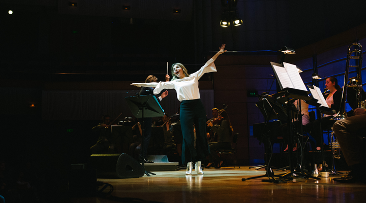 Justine Clark Performing